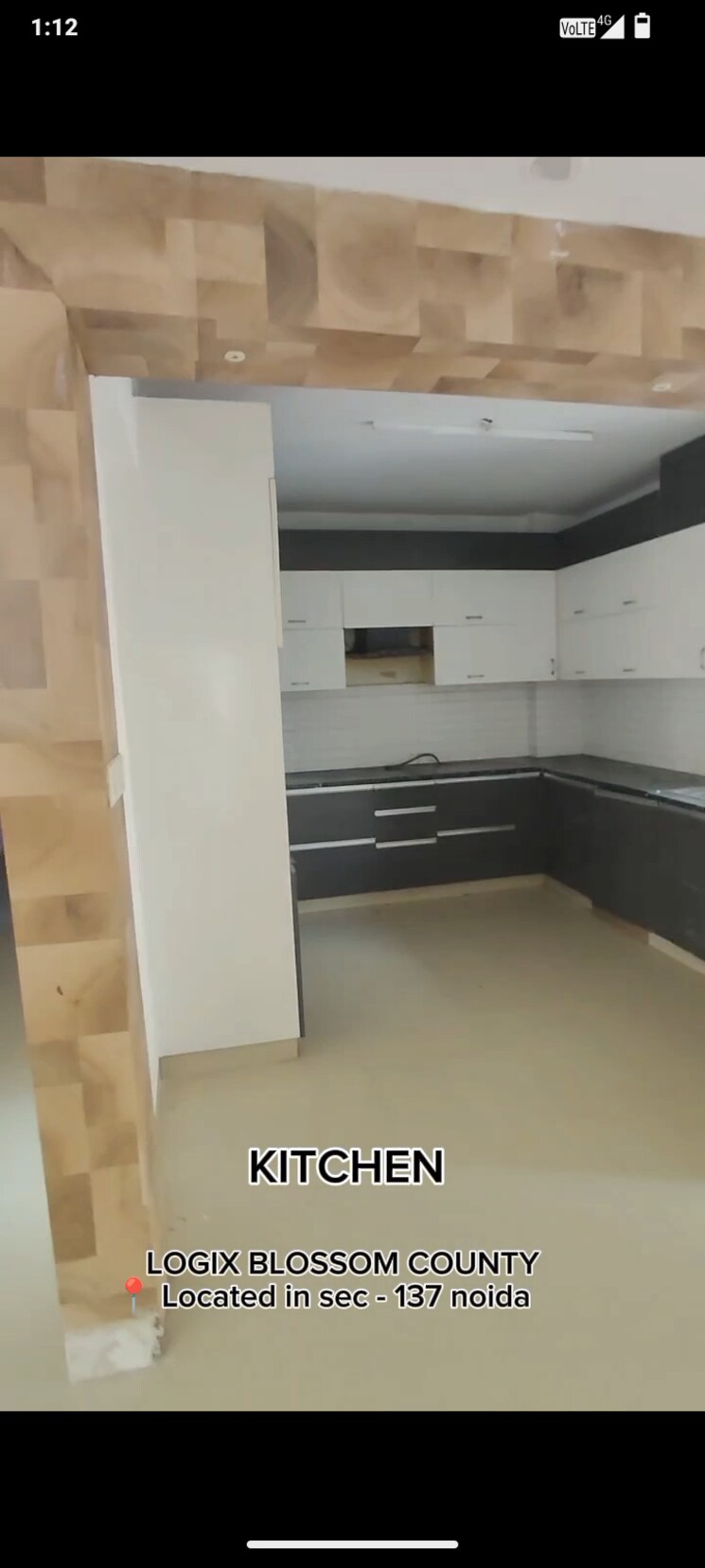 Kitchen, logix-blossom-county 4 Bedroom 2494 Sq.Ft. Apartment In Sector 137 Noida 8789567