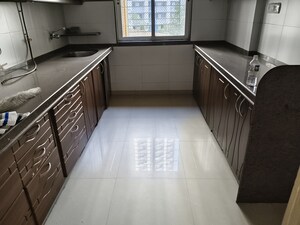Kitchen in 3 BHK Apartment at Ashar Residency, Pokhran Road No Two – for Sale
