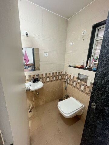 Bathroom in 3 BHK Apartment at Kumar Mahatma Society, Kothrud – for Rent