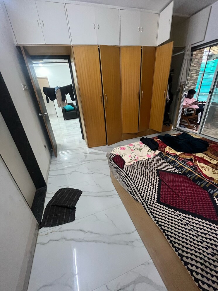 Bedroom, kumar-mahatma-society 3 Bedroom 1500 Sq.Ft. Apartment In Kothrud Pune 8789623