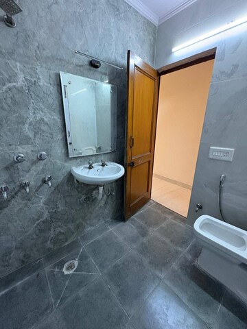 Bathroom in 3 BHK Builder Floor at Malviya Nagar – for Rent