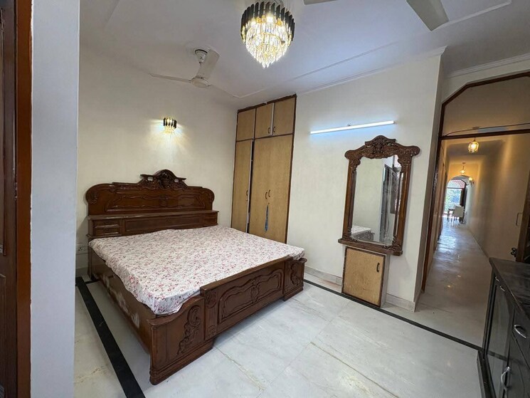 Bedroom, malviya nagar 3 Bedroom 1500 Sq.Ft. Builder Floor In Malviya Nagar Delhi 8789634