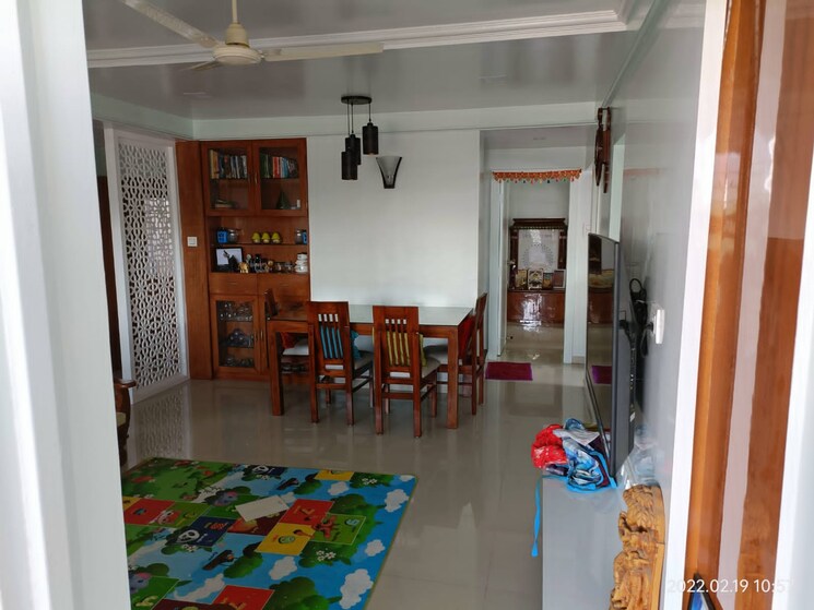 Living Room, kumar-mahatma-society 3 Bedroom 1600 Sq.Ft. Apartment In Kothrud Pune 8789654