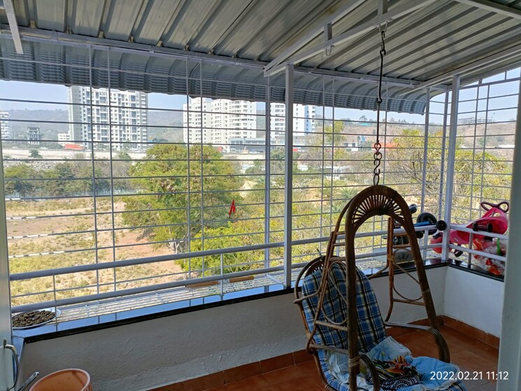 Balcony, kumar-mahatma-society 3 Bedroom 1600 Sq.Ft. Apartment In Kothrud Pune 8789654