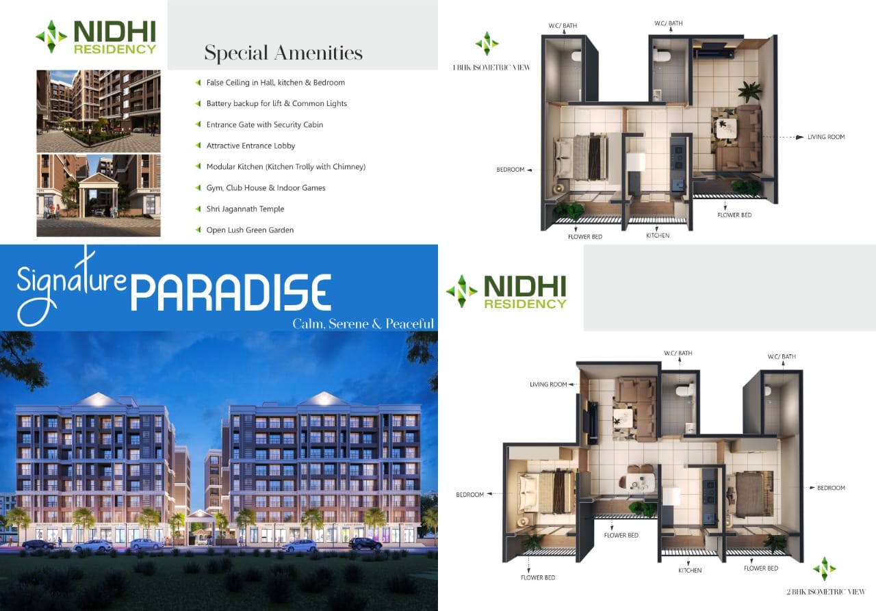 1 BHK + Extra Room Apartment For Sale in Aditya Nidhi Residency