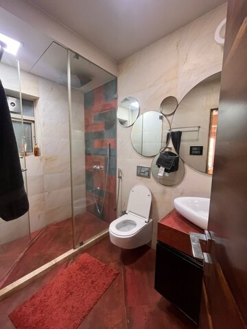 Bathroom in 3 BHK Apartment at Nariman Point – for Rent