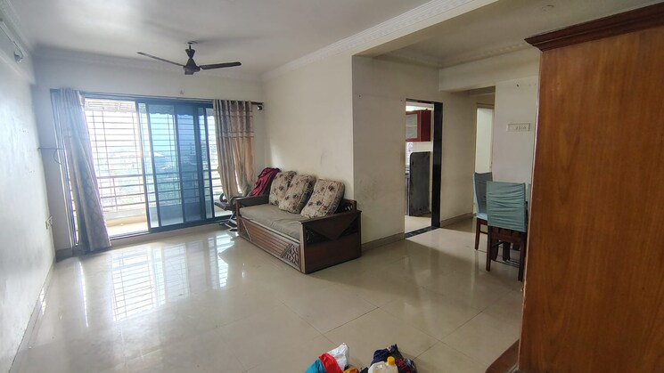 Living Room, concrete-sai-swar 3 Bedroom 1500 Sq.Ft. Apartment In Kharghar Navi Mumbai 8789746