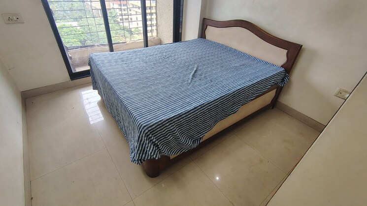 Bedroom, concrete-sai-swar 3 Bedroom 1500 Sq.Ft. Apartment In Kharghar Navi Mumbai 8789746