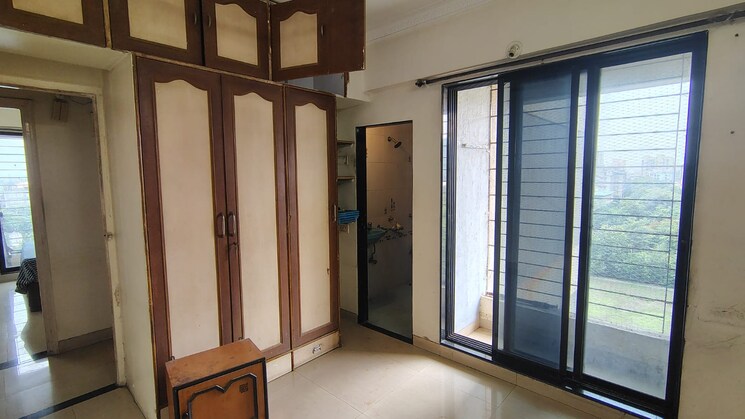 Bedroom, concrete-sai-swar 3 Bedroom 1500 Sq.Ft. Apartment In Kharghar Navi Mumbai 8789746