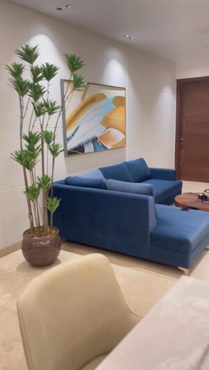 Living Room in 4 BHK Builder Floor at Vipul World Floors, Sector 48 – for Sale