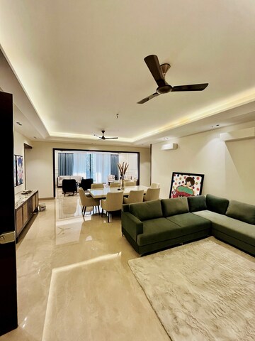 Living Room in 4 BHK Builder Floor at Vastu Apartments, Sector 55 – for Sale