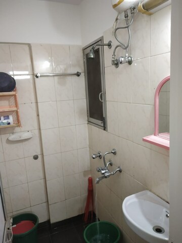 Bathroom in 1 BHK Apartment at Valentine Apartments, Goregaon East – for Rent