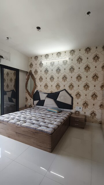Bedroom in 2 BHK Apartment at Abhiram CHS, Kandivali West – for Rent