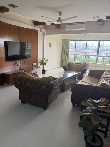 Living Room in 3 BHK Apartment at Eden Hall Worli, Worli – for Rent
