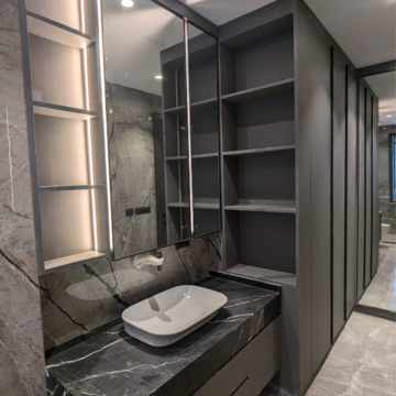 Bathroom in 4 BHK Builder Floor at New Rajinder Nagar – for Sale