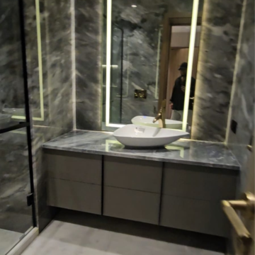 Bathroom in 4 BHK Builder Floor at New Rajinder Nagar – for Sale