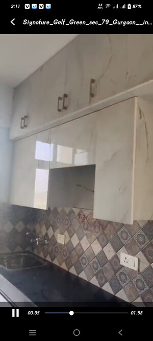 Kitchen in 3 BHK Apartment at Signature Global Golf Greens, Sector 79 – for Sale