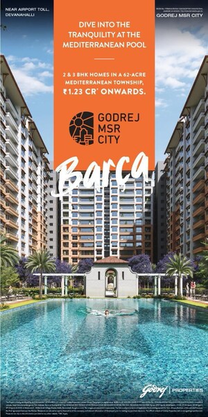 3 BHK Apartment For Sale in Godrej MSR City, Shettigere