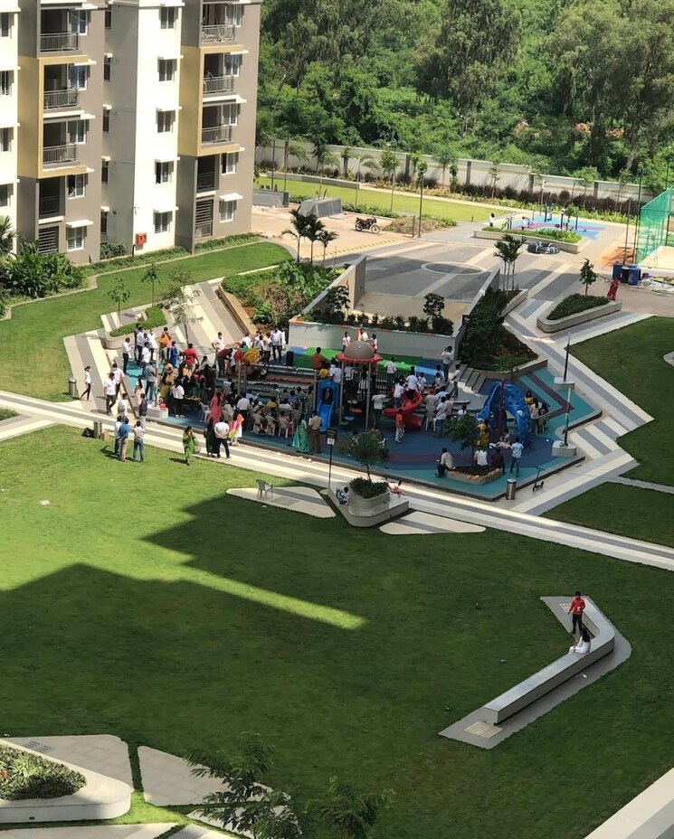 Garden, kalpataru-residency 3 Bedroom 1820 Sq.Ft. Apartment In Sanath Nagar Hyderabad 8790328