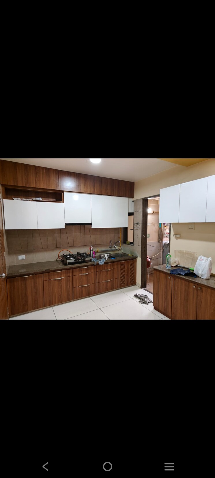 Kitchen, basil-skyline 3 Bedroom 1440 Sq.Ft. Apartment In Tragad Ahmedabad 8790332
