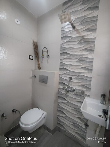 Bathroom in 2 BHK Builder Floor at Dwarka Mor – for Rent