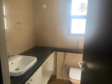 Bathroom in 3 BHK Apartment at Shapoorji Pallonji Joyville Phase 2, Sector 102 – for Rent