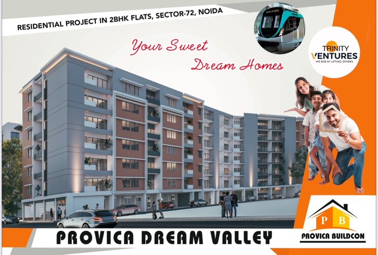 Exterior View, sector 72 3 Bedroom 1470 Sq.Ft. Builder Floor In Sector 72 Noida 8790852