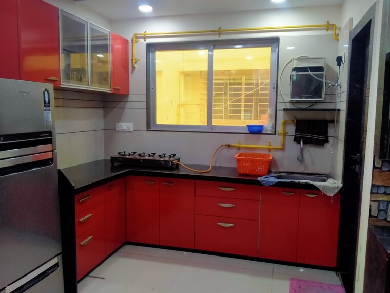 Kitchen, althan 2 Bedroom 1385 Sq.Ft. Apartment In Althan Surat 8791030