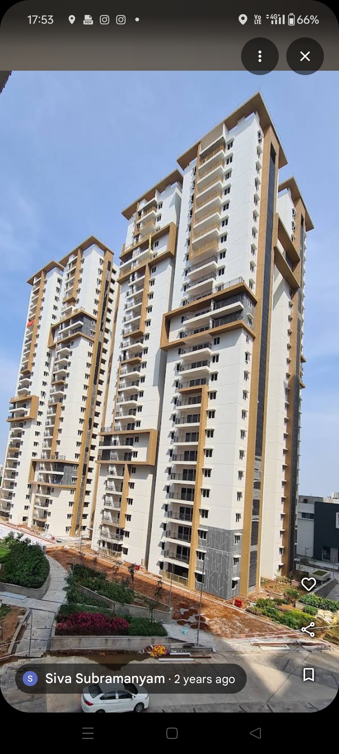 3 BHK + Pooja Room Apartment For Rent in Aparna Sarovar Zicon