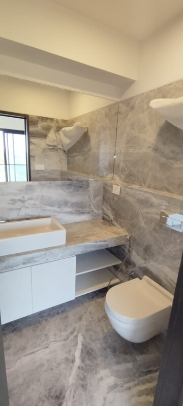 Bathroom in 3 BHK Apartment at Raheja Park West, Santacruz West – for Rent