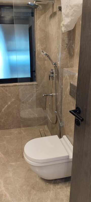 Bathroom in 3 BHK Apartment at Raheja Park West, Santacruz West – for Rent