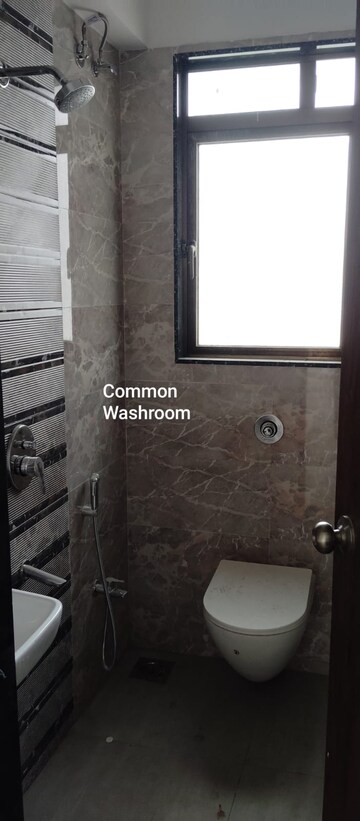 Bathroom in 2 BHK Apartment at Neminath Nemi Bhavan, Goregaon West – for Rent