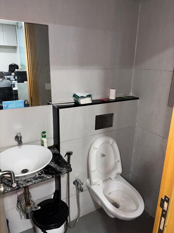 Bathroom in  Office Space at Navratna Corporate Park, Ashok Vatika – for Rent