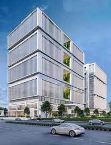  Office Space – Exterior View View at Navratna Corporate Park, Ashok Vatika - for Rent