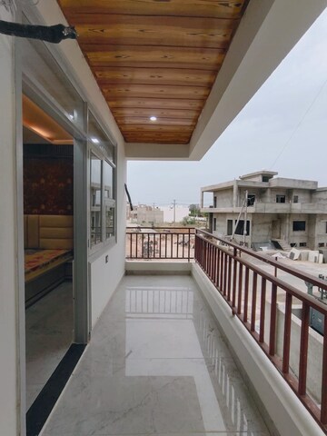 Balcony in 4 BHK Apartment at Mansarovar Extension – for Rent