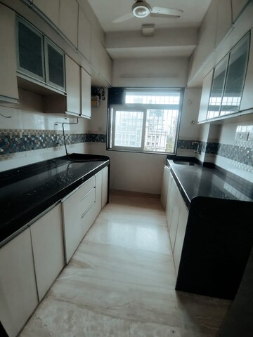 Kitchen in 3 BHK Apartment at Blue Bird Mansion, Khar West – for Sale