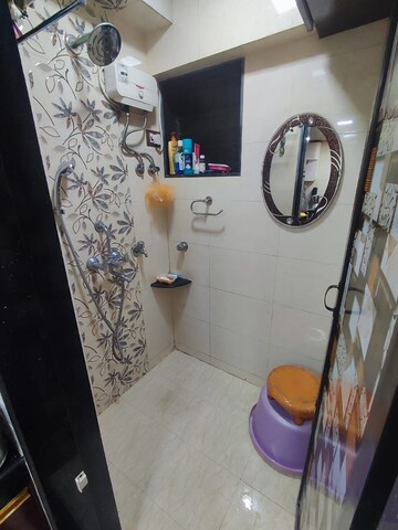 Bathroom in 1 BHK Apartment at Mhada Bharat Mill, Lower Parel – for Rent