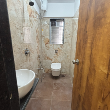 Bathroom in 2 BHK Apartment at Kandivali East – for Rent