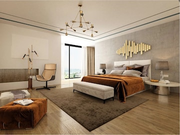 Bedroom in 3.5 BHK Apartment at Goel Ganga Platinum, Kharadi – for Sale