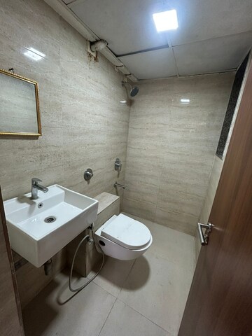Bathroom in 3 BHK Apartment at Sunteck Maxxworld, Tivri – for Rent