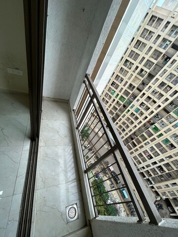 Balcony in 2 BHK Apartment at Sunteck MaxxWorld 5, Naigaon East – for Rent