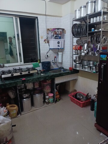 Kitchen in 1 BHK Apartment at Padmavati Maheshwar Residency, Kasheli – for Rent