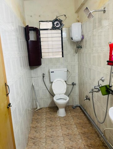 Bathroom in 3 BHK Apartment at Vashi Omkar CHS, Vashi Sector 12 – for Sale