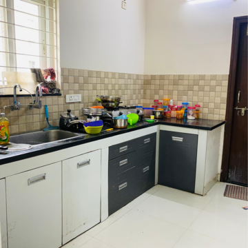 Kitchen in 3 BHK Builder Floor at Madhapur – for Rent