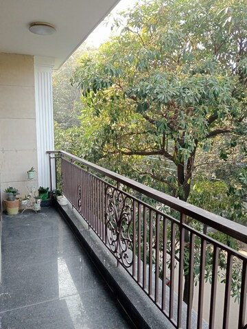 Balcony in 4 BHK Apartment at Greater Kailash ii – for Rent