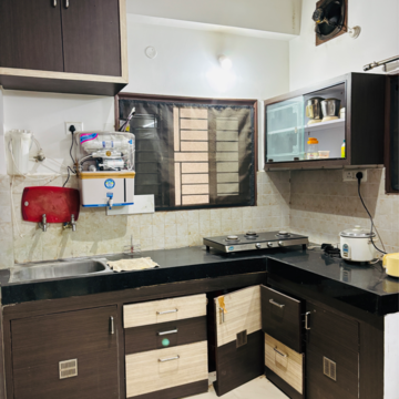 Kitchen in 2 BHK Builder Floor at Madhapur – for Rent