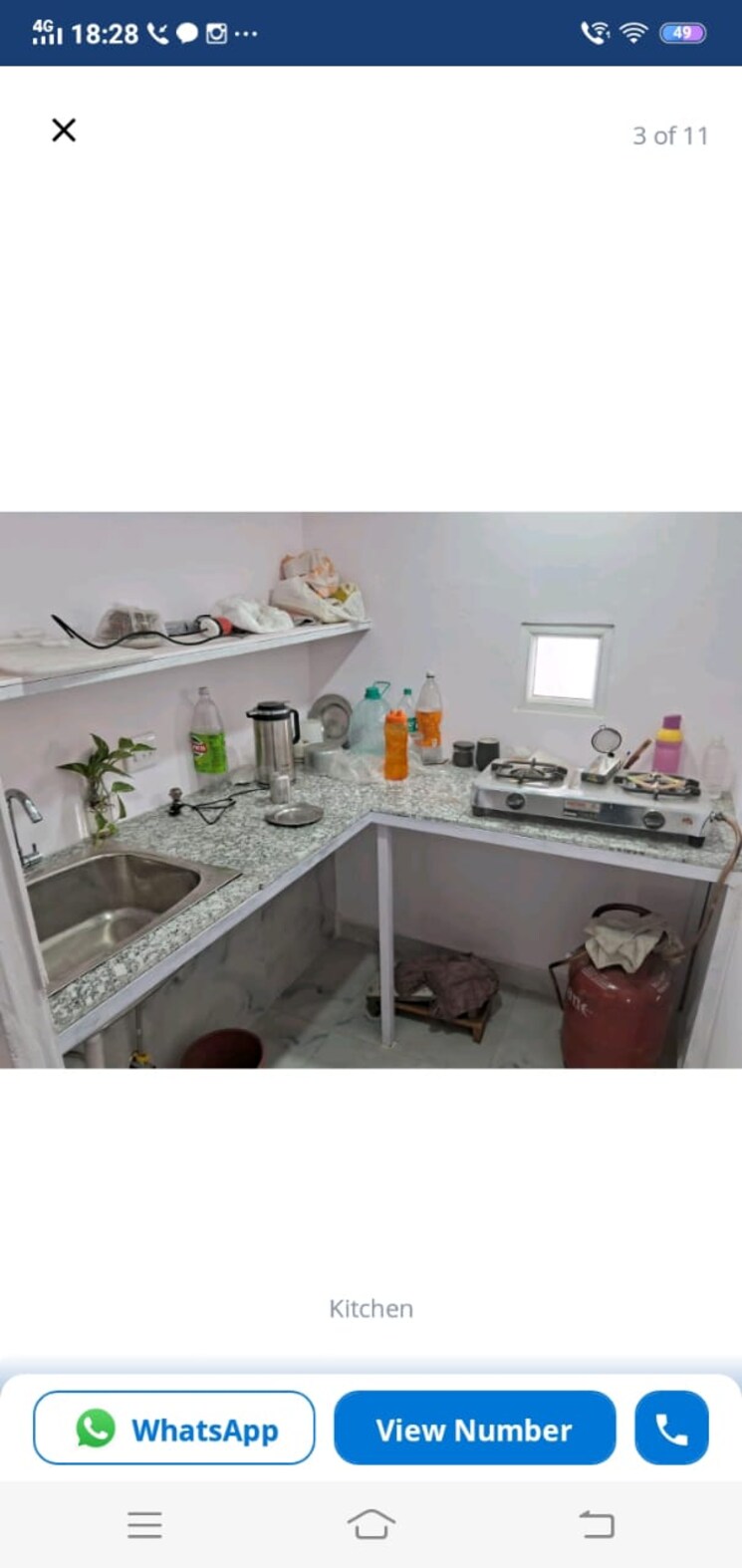 Master Bedroom, vasundhara sector 5 1 Bedroom 550 Sq.Ft. Builder Floor In Vasundhara Sector 5 Ghaziabad 8791713