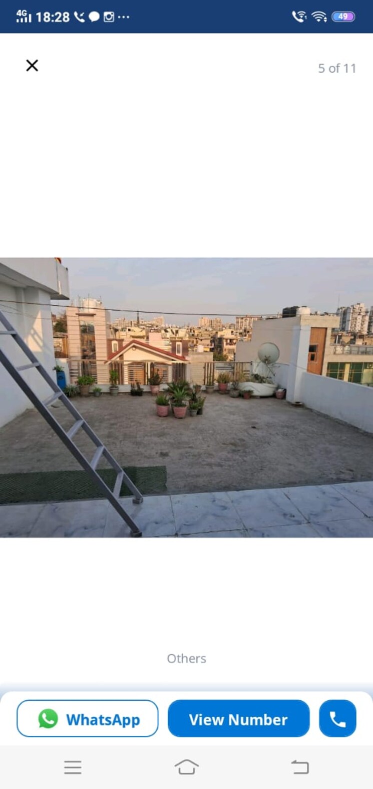 Gym, vasundhara sector 5 1 Bedroom 550 Sq.Ft. Builder Floor In Vasundhara Sector 5 Ghaziabad 8791713