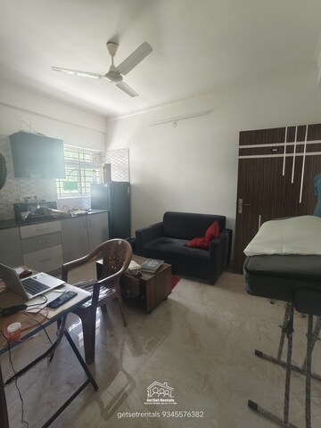 Master Bedroom in 1 BHK Builder Floor at Hsr Layout – for Rent