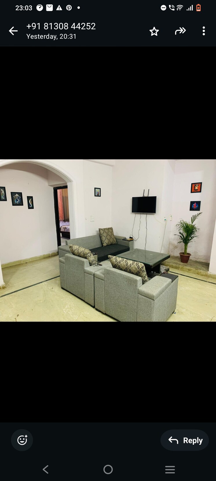 Bedroom, sas-tower 2 Bedroom 2200 Sq.Ft. Builder Floor In Sector 38 Gurgaon 8791727